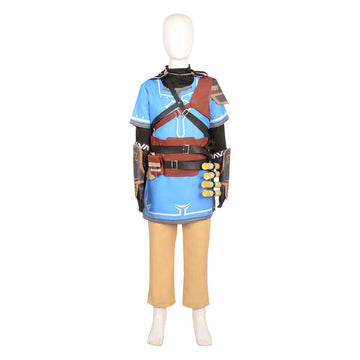 The Legend of Zelda: Tears of the Kingdom Link Kids Children Cosplay Costume Outfits Halloween Carnival Suit